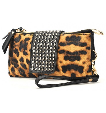 clutch taske leopard