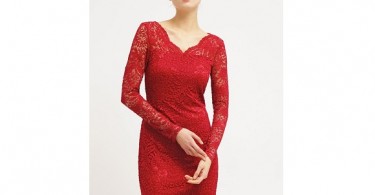 Rød kjole fra Vero Moda forside