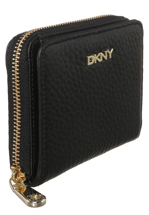 Sort læder pung fra DKNY