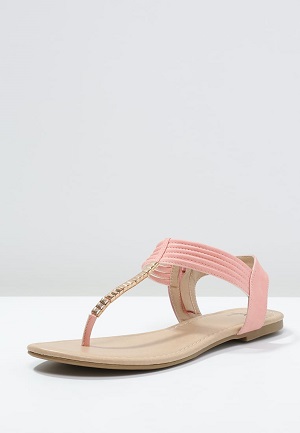 Pink sommersandal